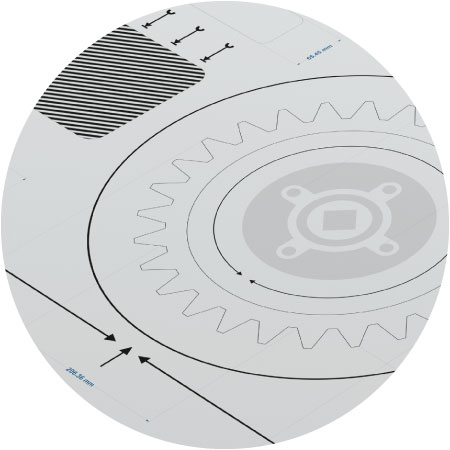 technical drawing or draft